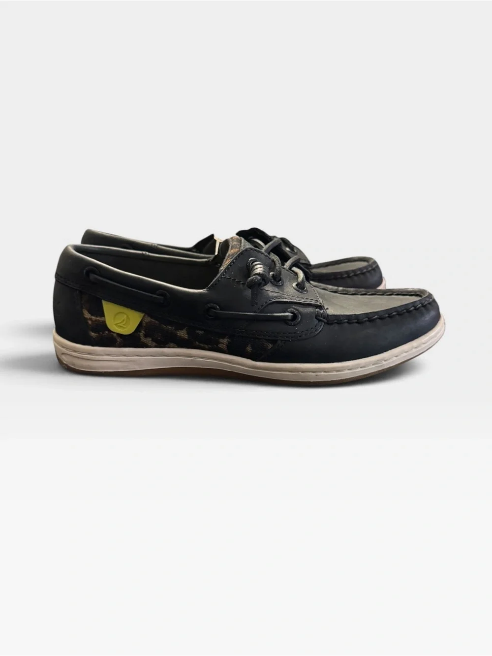 Sperry Songfish Cheetah Boat Shoes